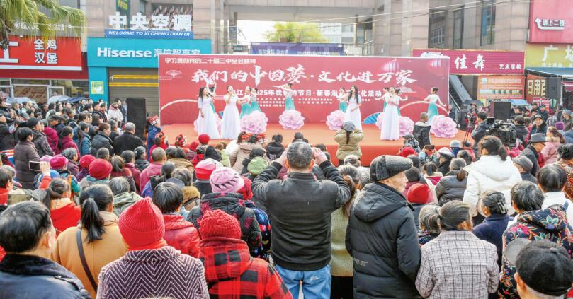 中江：新春走基层文化活动丰富多彩(图1)